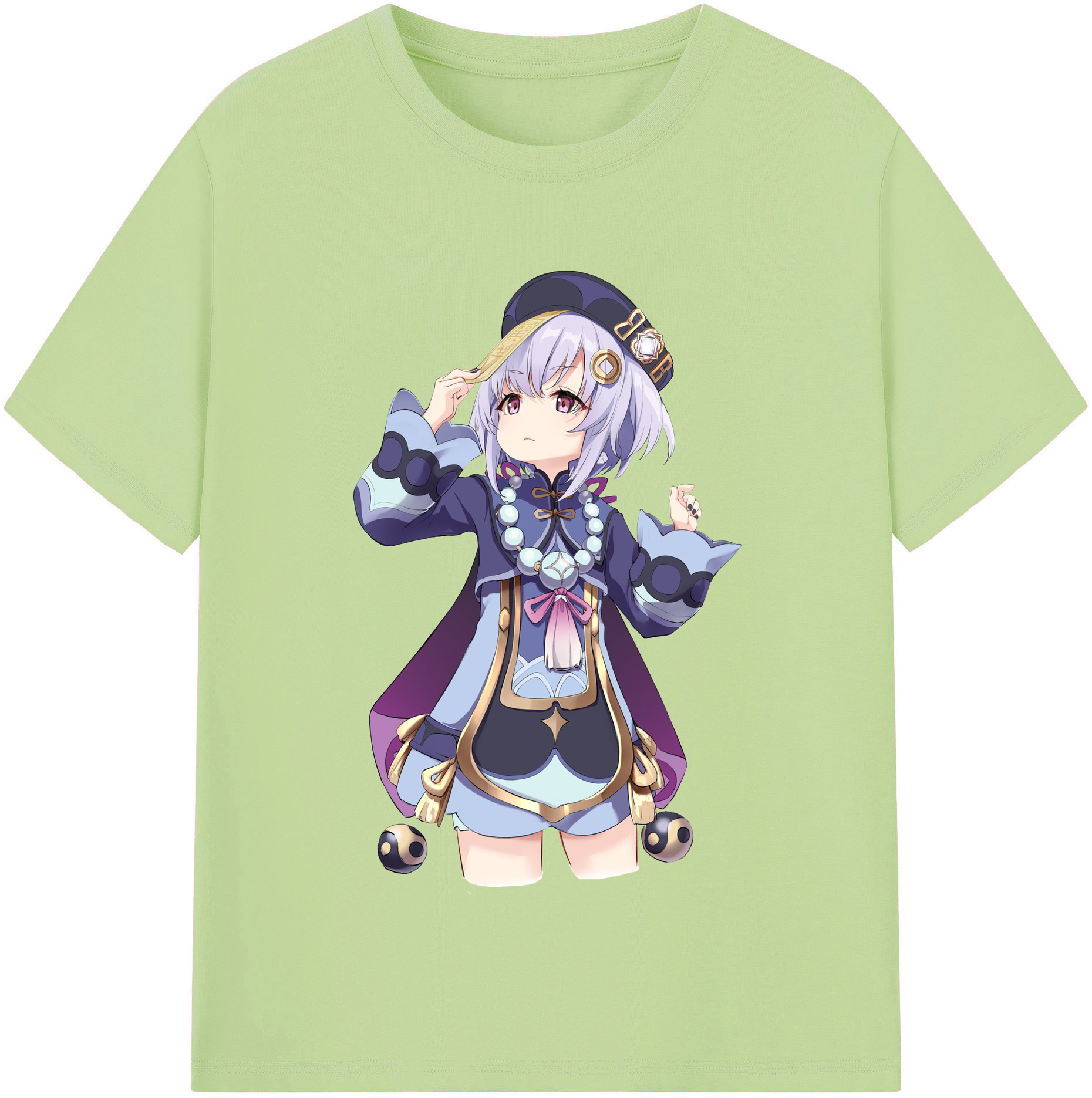 げんし神 七七 なな  genshin Nana 綿100％半袖Tシャツ（フロントプリント）